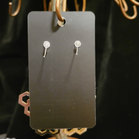 2/$20 Resin Bee & Honeycomb Earrings - Picture 2 of 4